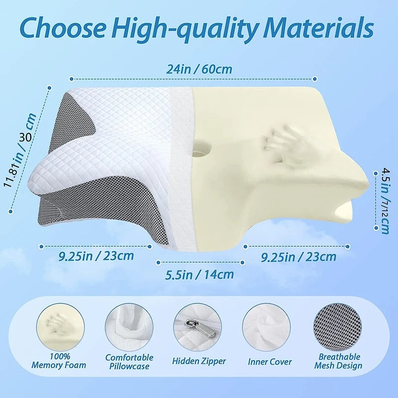 SnoozyNight™ Contour Relief Pillow