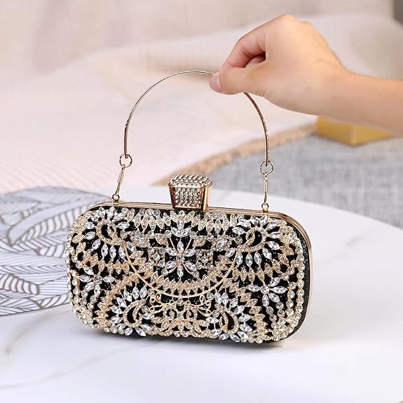 Luxurious Flower Clutch Bag