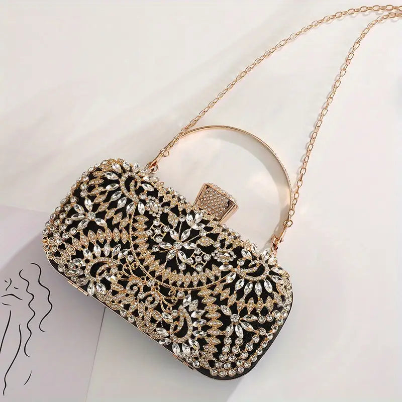 Luxurious Flower Clutch Bag