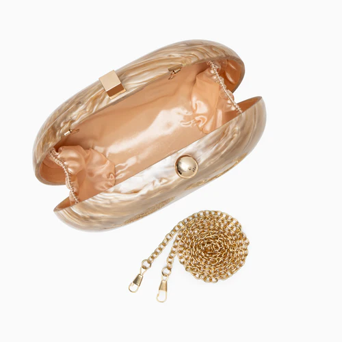 Zariya Acrylic Clutch Bag