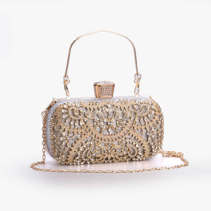 Luxurious Flower Clutch Bag