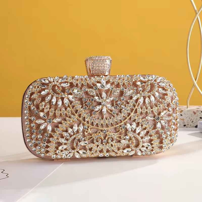 Luxurious Flower Clutch Bag