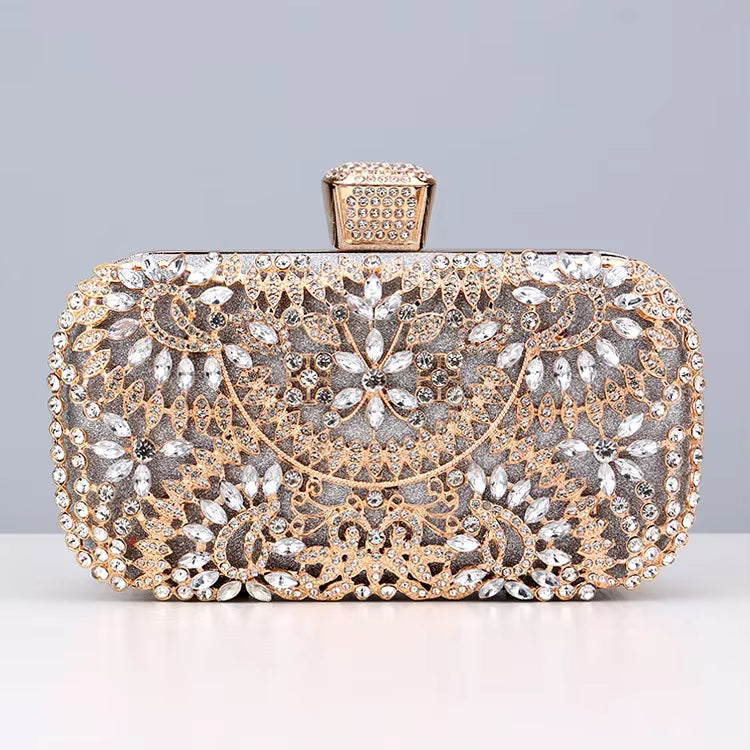 Luxurious Flower Clutch Bag