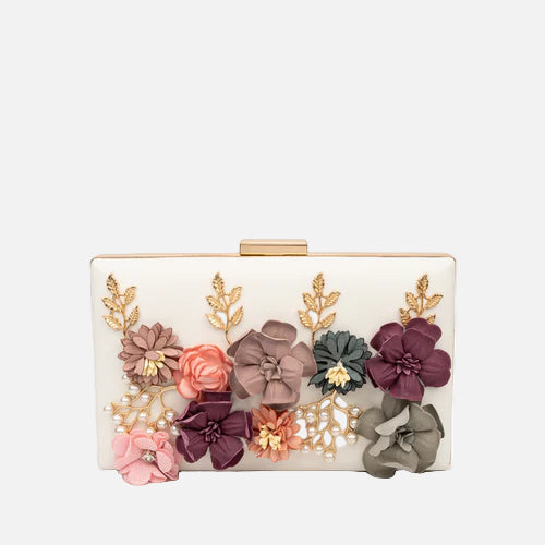Juliet Flower Clutch Bag