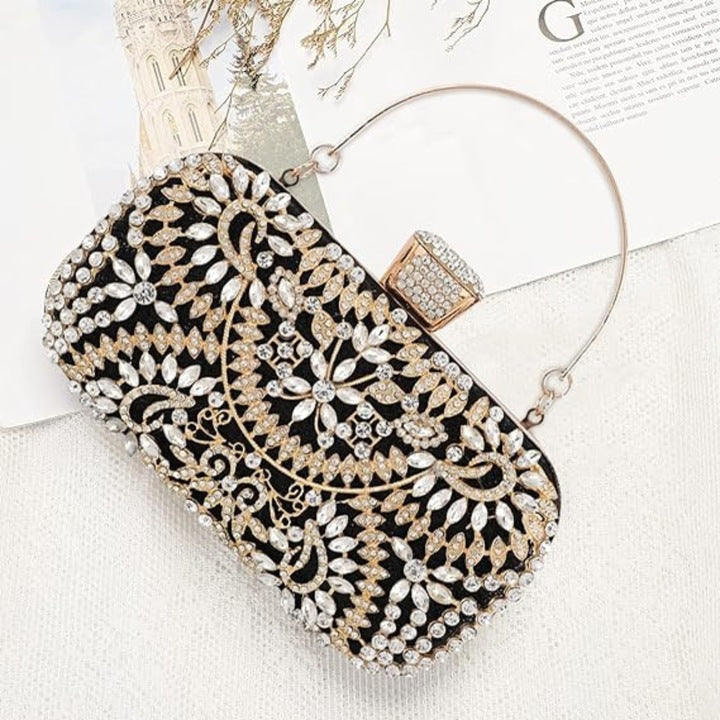 Luxurious Flower Clutch Bag